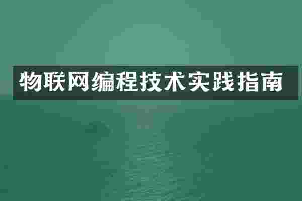物联网编程技术实践指南