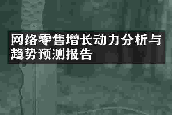网络零售增长动力分析与趋势预测报告