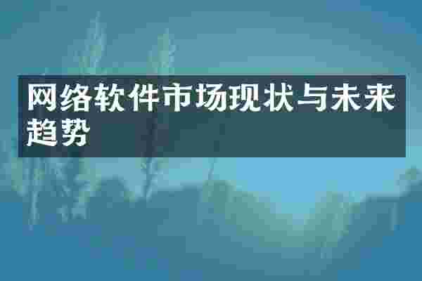 网络软件市场现状与未来趋势