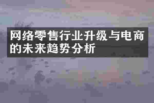 网络零售行业升级与电商的未来趋势分析