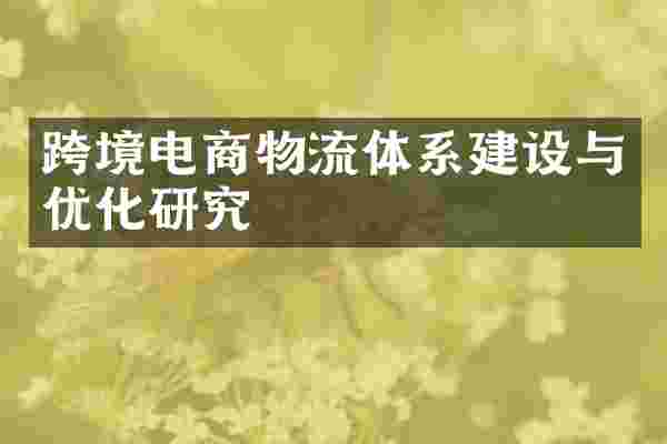 跨境电商物流体系建设与优化研究
