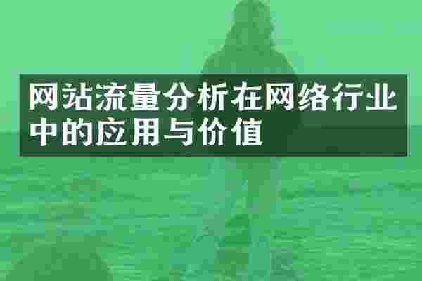 网站流量分析在网络行业中的应用与价值